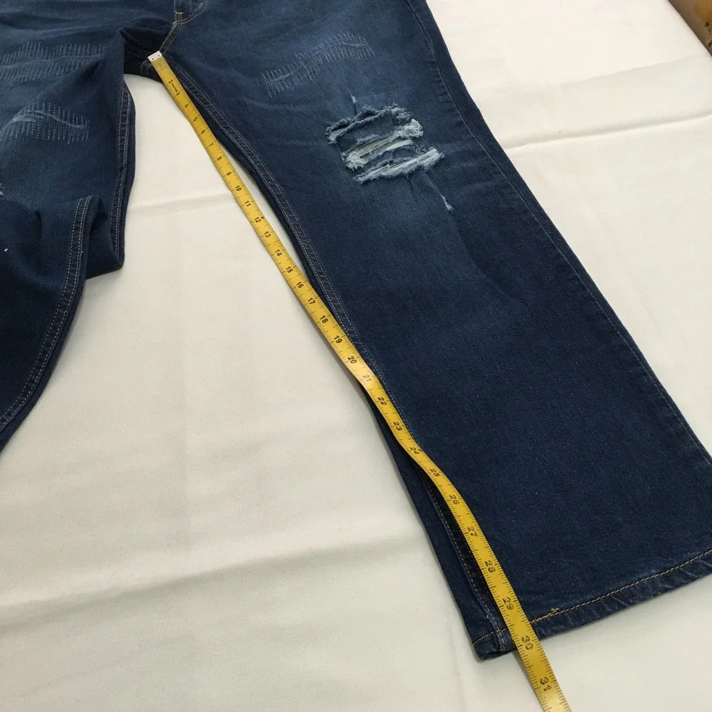 Levi's 511 Slim Jeans Mens Size 40x30 Blue Distressed NWT $69.50